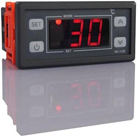 RC-112E 220V 10A Digital LCD Thermostat Regulator Temperature Controller With 2M Cable - 1