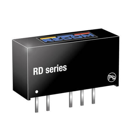 RD-0524D/HP DC/DC CONV 2W 5VDC +/-24VDC +/-42mA SIP7 - 1