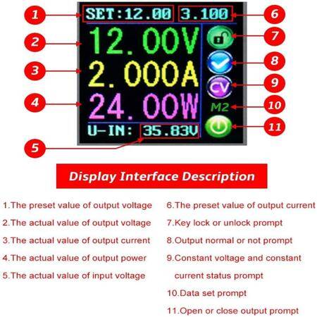 RD DPS5005 Communication Constant DC-DC Voltage Current Step-Down Power Supply Module Buck Voltage Converter Voltmeter 50V 5A - 6