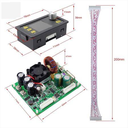 RD DPS5015 communication Constant Voltage Current DC Step-Down Power Supply Module Buck Voltage Converter LCD Voltmeter 50V 15A With USB Communication Board - 3