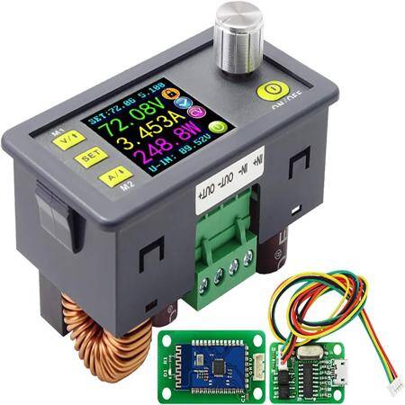 RD DPS8005 Programmable Constant Voltage Current Step-Down Power Supply Module Voltmeter Ammeter Buck Converter 80V 5A With USB Communication Board + BlueTooth Board - 1