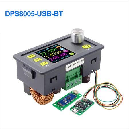 RD DPS8005 Programmable Constant Voltage Current Step-Down Power Supply Module Voltmeter Ammeter Buck Converter 80V 5A With USB Communication Board + BlueTooth Board - 2