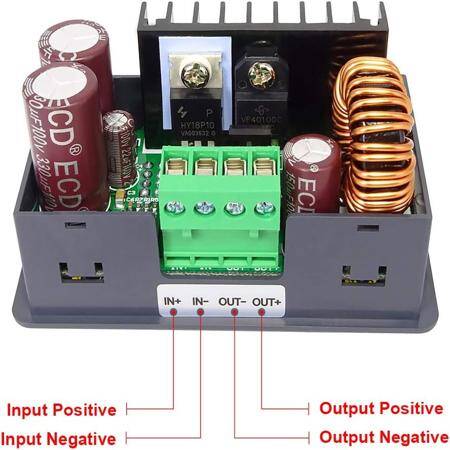 RD DPS8005 Programmable Constant Voltage Current Step-Down Power Supply Module Voltmeter Ammeter Buck Converter 80V 5A With USB Communication Board + BlueTooth Board - 4