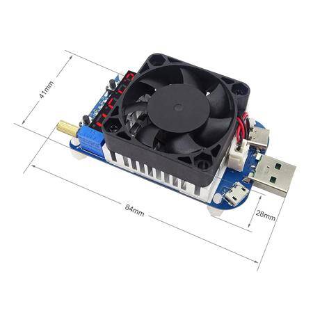 RD HD25 Tetikleyici QC2.0 QC3-0 Elektronik USB Yük Direnci Deşarj Akü Testi Ayarlanabilir Akım Gerilimi 4A 25W - 6