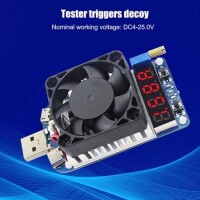 RD HD25 Tetikleyici QC2.0 QC3-0 Elektronik USB Yük Direnci Deşarj Akü Testi Ayarlanabilir Akım Gerilimi 4A 25W - 8