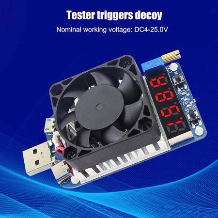 RD HD25 Tetikleyici QC2.0 QC3-0 Elektronik USB Yük Direnci Deşarj Akü Testi Ayarlanabilir Akım Gerilimi 4A 25W - 8