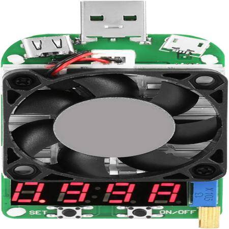 RD LD35 USB Arayüzü Elektronik Yük Direnci Deşarj Akü Testi LED Ekran Fan Ayarlanabilir Akım Gerilimi 5A 35W - 1