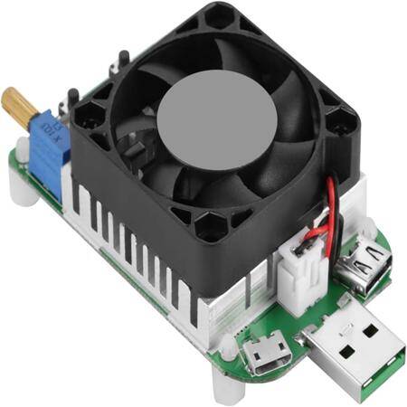 RD LD35 USB Arayüzü Elektronik Yük Direnci Deşarj Akü Testi LED Ekran Fan Ayarlanabilir Akım Gerilimi 5A 35W - 2