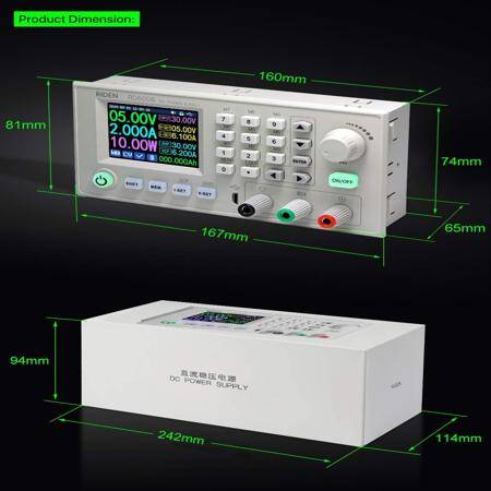 RD RD6006-W USB WiFi DC-DC Voltage Current Step-Down Power Supply Module Buck Adjustable Converter Multimeter 60V 6A With Wifi - 9