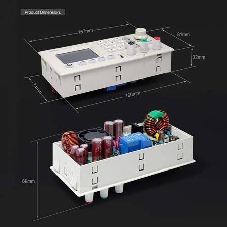 RD RD6018 USB WiFi DC DC Adım Aşağı Güç Kaynağı Modülü Buck Dönüştürücü Multimetre 60V 18A Ve 800W AC Wifi Hariç DC PSU'ya - 7