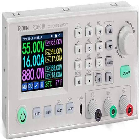 RD RD6018 USB WiFi DC To DC Step Down Power Supply Module Buck Converter Multimeter 60V 18A And 800W AC To DC PSU Without Wifi - 1