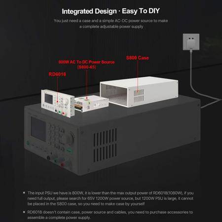 RD RD6018 USB WiFi DC To DC Step Down Power Supply Module Buck Converter Multimeter 60V 18A And 800W AC To DC PSU Without Wifi - 6