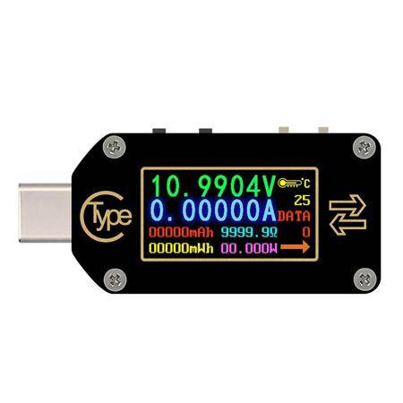 RD TC66C Type-C PD TTrigger USB-C Voltmeter Ammeter Voltage 2 Way Current Meter Multimeter PD Charger Battery USB Tester USB + BT Communication + PD Switch - 1