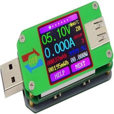 RD UM24 APP USB 2.0 LCD Display Voltmeter Ammeter Battery Charge Voltage Current Meter Multimeter Cable Measure Tester Without Communication Version - 1
