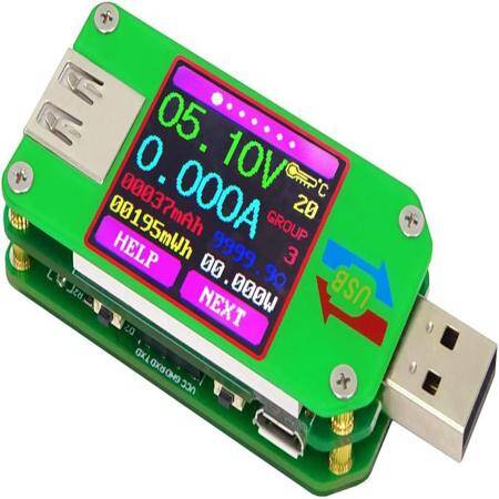 RD UM24C APP USB 2.0 LCD Display Voltmeter Ammeter Battery Charge Voltage Current Meter Multimeter Cable Measure Tester With Communication Version - 1