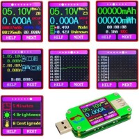 RD UM24C APP USB 2.0 LCD Display Voltmeter Ammeter Battery Charge Voltage Current Meter Multimeter Cable Measure Tester With Communication Version - 6