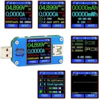 RD UM25 APP USB 2.0 Tip-C LCD Voltmetre Ampermetre Gerilim Akım Ölçer Pil Şarjı USB Test Cihazı İletişim Sürümü Olmadan - 3