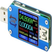 RD UM25 APP USB 2.0 Tip-C LCD Voltmetre Ampermetre Gerilim Akım Ölçer Pil Şarjı USB Test Cihazı İletişim Sürümü Olmadan - 7