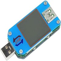 RD UM25 APP USB 2.0 Tip-C LCD Voltmetre Ampermetre Gerilim Akım Ölçer Pil Şarjı USB Test Cihazı İletişim Sürümü Olmadan - 8