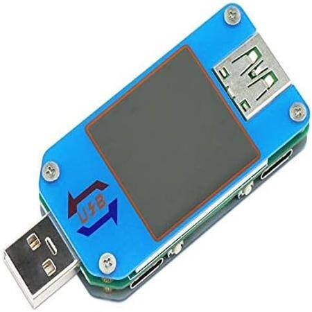 RD UM25 APP USB 2.0 Tip-C LCD Voltmetre Ampermetre Gerilim Akım Ölçer Pil Şarjı USB Test Cihazı İletişim Sürümü Olmadan - 8