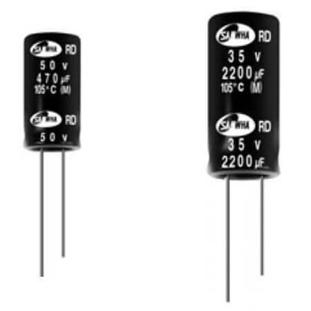 RD2A477M1631MBB CAP.EL.470uF 100V 16x31.5 7.5MM 105C BULK SAMWHA - 1