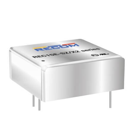 REC15E-2405SZ/X2 DC/DC CONV 15W 9-36VDC 5VDC 3A 1