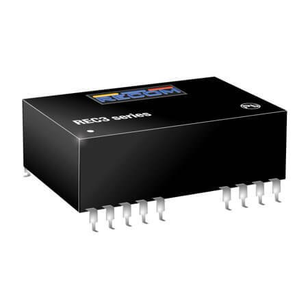 REC3-0505SR/H1/M DC/DC CONV 3W 5VDC 5VDC 600mA DIP24 - 1