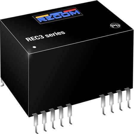 REC3-2409SRWZ/H6/A/SMD-R DC/DC CONV 3W 9-36VDC 9VDC 330mA SMD24P - 1
