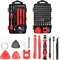 Red 115 in 1 Multi-Purpose Screwdriver Set - Plastic Box - 1