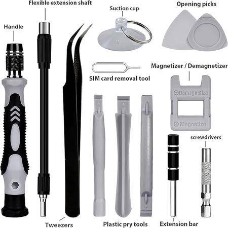 Red 115 in 1 Multi-Purpose Screwdriver Set - Plastic Box - 3