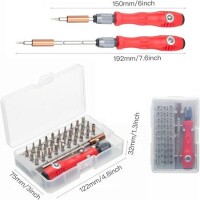 Red 32 in 1 Multi-Purpose Precision Screwdriver Set - 2
