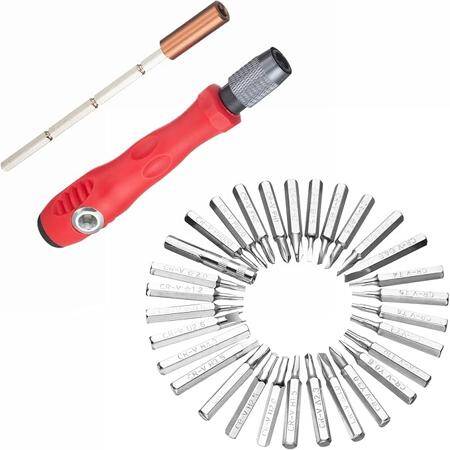 Red 32 in 1 Multi-Purpose Precision Screwdriver Set - 4