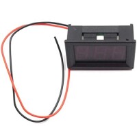 Red Two-Wire 0-56 Inch DC5V-120V DC Digital Display Voltmeter For Car Bicycle Motorcycle - 3