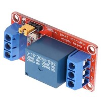  Relay Output 1 way Relay Module 12V Low Level Trigger With Optocoupler - 5