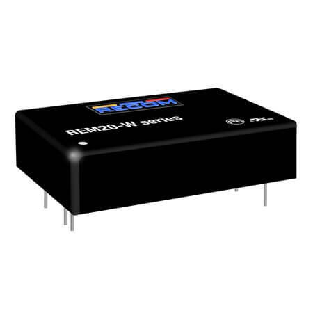 REM20-2405DW/P DC/DC CONV 20W 9-36VDC +/-5VDC +/-2A 1.6