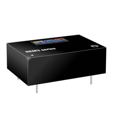 REM3-243.3SW/C DC/DC CONV 3W 9-36VDC 3.3VDC 1A DIP24 - 1