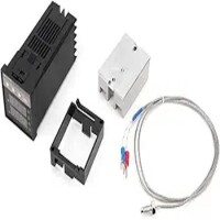 REXC100 Thermostat + CJX2-0910 + K Thermocouple 1m Probe Sensor Relay 220V Output TC(K- J- S- E) / RTD (PT100- CU50) Universal Input - 1