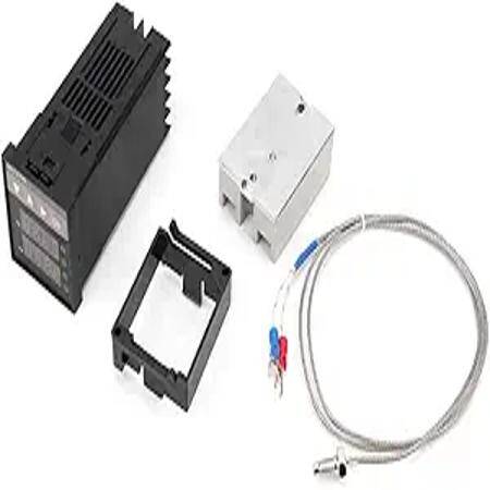 REXC100 Thermostat + CJX2-0910 + K Thermocouple 1m Probe Sensor Relay 220V Output TC(K- J- S- E) / RTD (PT100- CU50) Universal Input - 1