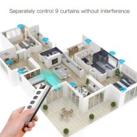 RF433 Light Switch Remote Control With Battery - 3