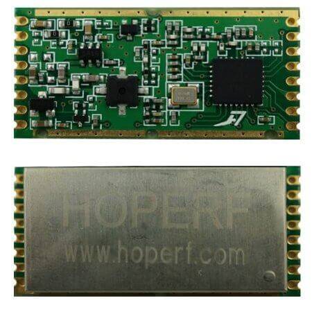 RFM98PW-433S2 RF TRANSCEIVER MODULE LORA 433MHZ P.AMPF SMD - 1