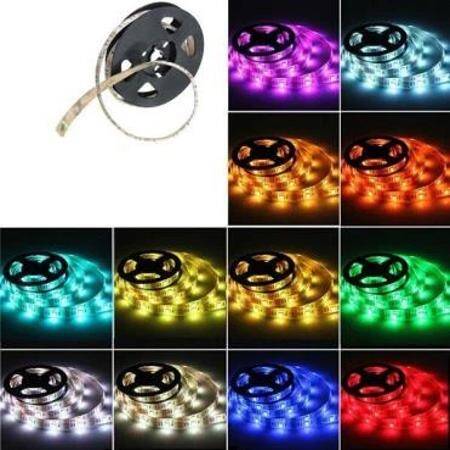 RGB 5050 Smd Led Strip 5M/Roll Non-Waterproof 12V - 1