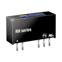 RH-1209D/P DC/DC CONV 1W 12VDC +/-9VDC +/-56mA SIP7 - 1