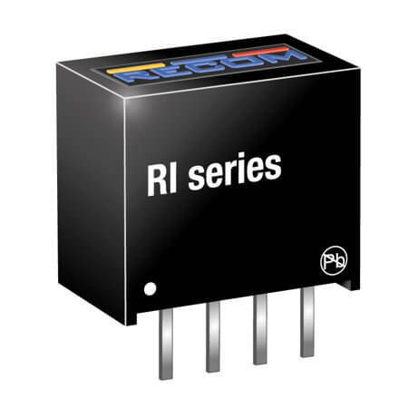 RI-2405S DC/DC CONV 2W 24VDC 5VDC 400mA SIP4 - 1