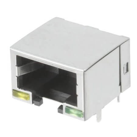 RJE73-188-00440 MODULAR JACK THT R/A 8P8C (RJ45,Ethernet) GRAY - 1