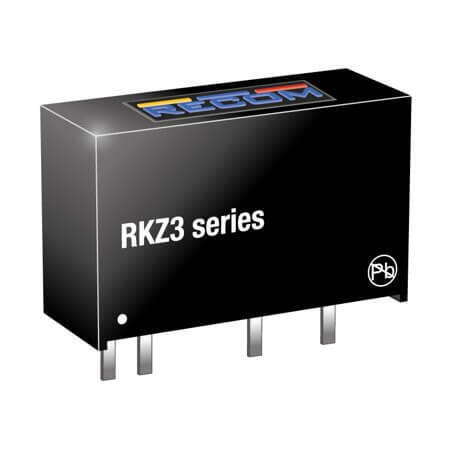 RKZ3-1205S/H DC/DC CONV 3W 12VDC 5VDC 600mA SIP7 - 1
