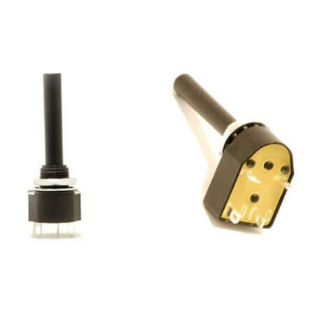 RMS1035 SWITCH ROTARY DPST 2 POS. 45° SOLDER - 1