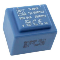 RN130488 TRAFO DOKUMLU 2.0VA 230V/3x0-12V - 1