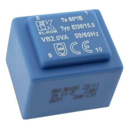 RN130488 TRAFO DOKUMLU 2.0VA 230V/3x0-12V - 1