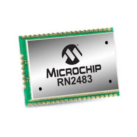 RN2483A-I/RM105 RX TXRX MOD ISM < 1GHZ CAST SMD - 1
