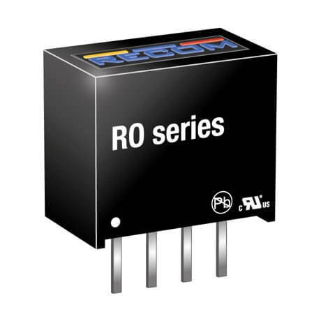 RO-1209S DC/DC CONV 1W 12VDC 9VDC 111mA SIP4 - 1
